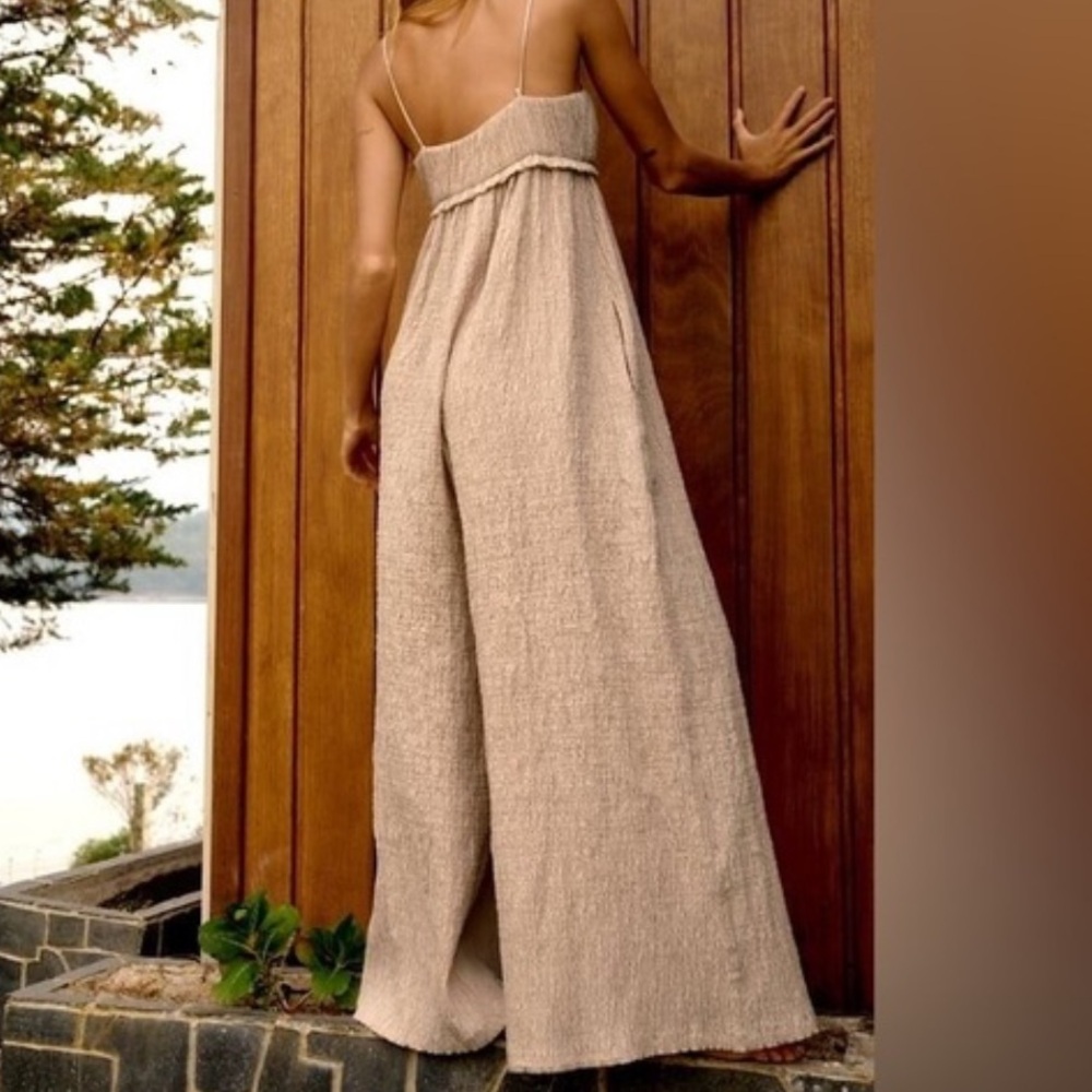 Nwt Zara Structured Long Jumpsuit - image 4